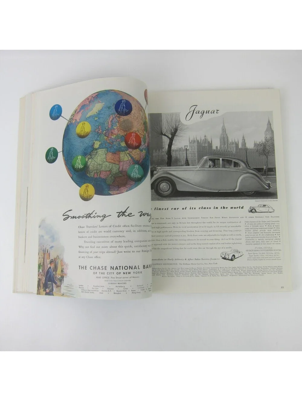 Vintage FORTUNE Magazine April 1949 Thomas Fransioli Cover Lincoln Cadillac Ads